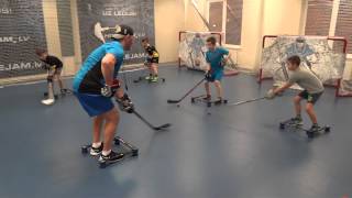 OffIce Hockey training Stickhandling workout [upl. by Ari596]