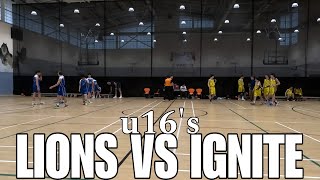 LIONS VS IGNITE u16 [upl. by Thurmond287]