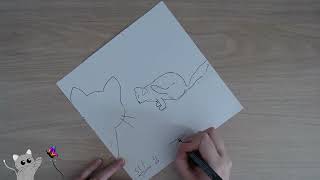 Kattober 2024 I Day 7 Stain I Speed drawing video [upl. by Neelloj]