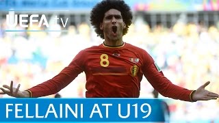 See Marouane Fellaini without his hair [upl. by Eissed785]