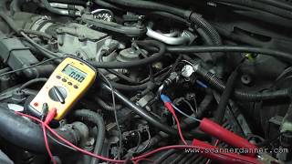 How to test a fuel injector circuit with basic tools open control wire [upl. by Aztinay348]