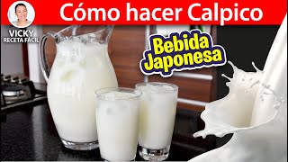 CALPIS O CALPICO BEBIDA JAPONESA  Vicky Receta Facil [upl. by Dirtsa]