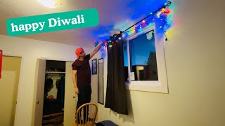 Happy Diwali  Canada lifestyle vlogs Canada work permit Canada jobs Calgary vlogs [upl. by Dorn853]