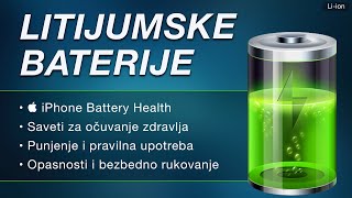 Litijumske Baterije  Battery Health  Saveti za pravilnu i bezbednu upotrebu [upl. by Chevalier932]