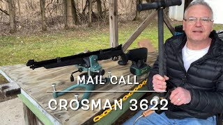 Mail call and first shots with the Crosman 3622 22 caliber PCP [upl. by Nadruoj]