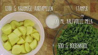 Boerenkoolstamppot recept  Jumbo [upl. by Joost518]