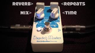 Earthquaker Devices Dispatch Master Bass Demo [upl. by Biel]