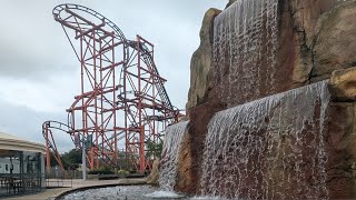 FLAMINGO LAND VLOG SEP24 themepark [upl. by Imaj]