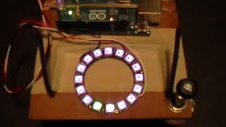 Arduino Adafruit NeoPixel Ring Demo2 [upl. by Eimia]