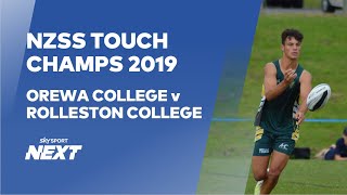 NZSS Touch Champs 2019  Orewa v Rolleston Mixed  Touch  Sky Sport Next [upl. by Arjun458]