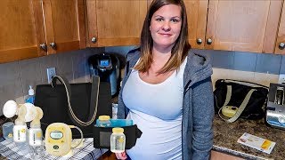 HOW I CLEAN AND SANITIZE MY MEDELA BREAST PUMP AND PARTS [upl. by Adnawat]