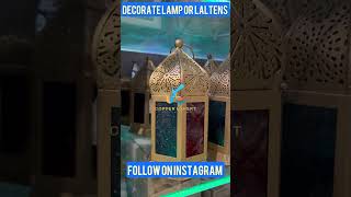 Decorating laltens and brass lamp for Room laltens lamp brassware homedecor bahrain india [upl. by Addiel]