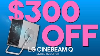 LG Cinebeam Q 4K Projector Incredible Deal [upl. by Cherye]