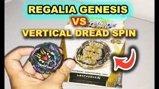 BEYBLADE REGALIA GENESIS VS DREAD BAHAMUT VERTICAL SPECIAL MOVE  PAK CHU CHANNEL  BEYBLADE MURAH [upl. by Hsakiv]