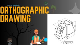 ORTHOGRAPHIC PROJECTION  T57  ENGINEERING DRAWING EngineeringStudios174 [upl. by Oyek]