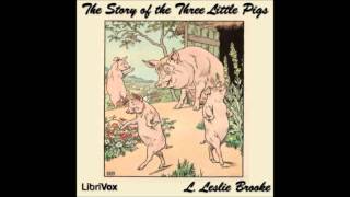 Three Little Pigs by Leonard Leslie Brook Free Audio Book for Kids amp Children [upl. by Guy]