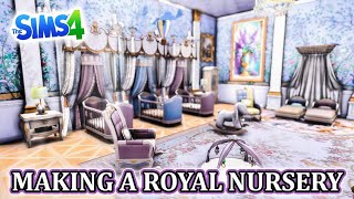 Making a Royal Nursery with the NEW Storybook Nursery Kit  The Sims 4 Stream Reupload [upl. by Skolnik174]