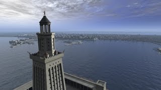 The Lighthouse of Alexandria and the Ancient Port of Alexandria [upl. by Nohtanhoj926]