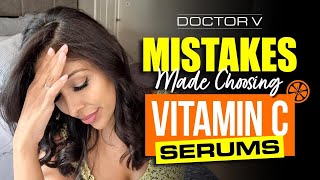 Doctor V  Mistakes Made When Choosing Vitamin C Serums  Skin Of Colour  Brown Or Black Skin [upl. by Alyek]