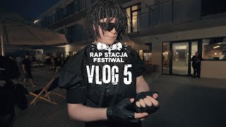 Pierwszy dzień koncertów backstage  Vlog 5 Rap Stacja Festiwal 2024 [upl. by Nayrda]