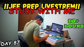 10 HOURS STUDY WITH ME  JEE 2025  Day 87 [upl. by Argus]