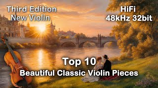 Third Edition Top 10 beautiful classic violin pieces  Classical Music  HiFi  World Famous Music [upl. by Sueahccaz]