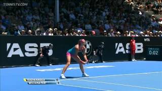 Wickmayer vs Radwanska FULL MATCH  Final ASB Classic 2013 PART1 [upl. by Kinch534]