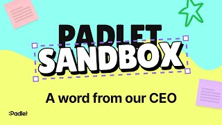 Introducing Padlet Sandbox [upl. by Aieki341]