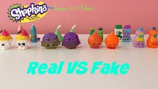 Real VS Fake  SHOPKINS SEASON 123 amp PETKINS [upl. by Wandis379]