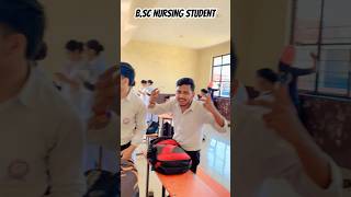 Bsc nursing student life nursingdegree colllegelife shorts ytshortsvideo saddamnursingvlog [upl. by Martine431]