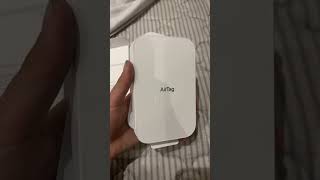 New AirTag unboxing cristianoronal AirTag apple [upl. by Anelet205]