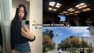 first week of classes  uc berkeley 📃👩🏻‍🏫⋆⭒˚｡⋆ year 2 [upl. by Frohman]