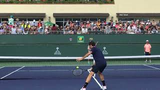 GOAT Roger Federer Practicing with Diego Schwartzman Clip 5 [upl. by Milon]