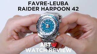 FavreLeuba Raider Harpoon 42 Watch Review  aBlogtoWatch [upl. by Ball]