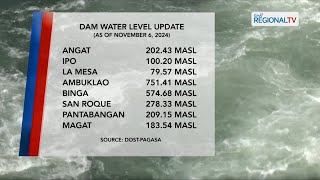 One North Central Luzon Dam Level Monitoring November 6 2024 [upl. by Kaule]