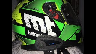 Vnetphone V8 Best Helmet bluetooth intercom Unboxing and Overview [upl. by Asiuol]