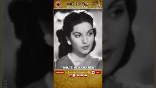 Milte Hi Aankhen🎬Babul 1950 🎙️Talat Mahmood Shamshad Begum⭐ Dilip Kumar Nargis [upl. by Ecirahc836]