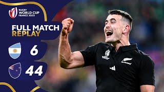 All Blacks DOMINATE semifinal  Argentina v New Zealand  Rugby World Cup 2023  Full Match Replay [upl. by Edmond399]