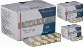 Tazzle 10 Tablets Tadalafil Tablets IP 10 mg [upl. by Inalak]