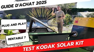 Guide dAchat 2025 Panneaux Solaires Plug and Play Test Avis Kodak Energie Solar Kit 450W [upl. by Ennadroj]