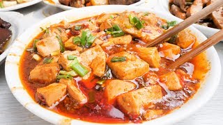 One of the BEST Chinese Street Food Joints in Chengdu China  BEST Chinese Cooking and Mapo Tofu [upl. by Eenttirb]