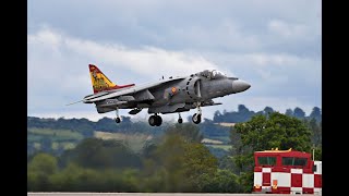 YEOVILTON AIR DAY 2019 SPANISH NAVY EAV 8B HARRIER II PLUS [upl. by Nanaek]