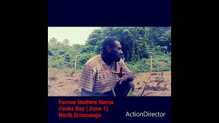 DFAT Project Better Agriculture interview with Mathew Narling Cooks Bay North Erromango [upl. by Cirdahc]