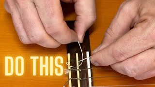 How To Replace a Nylon String Featuring DAddario Strings ProArté [upl. by Lanevuj]