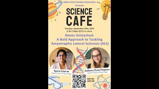 Science Café Genes Unleashed A bold approach to tackling Amyotrophic Lateral Sclerosis ALS [upl. by Kovar]