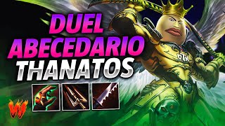 THANATOS LAS BUILD IMPORTAN  Warchi  Smite Duel Abecedario S10 [upl. by Kordula]