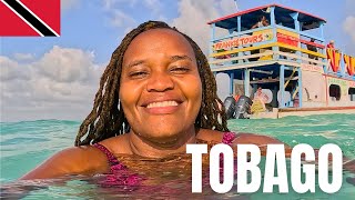 I escaped to Tobago using the Ferry to see the pool in the middle of the ocean [upl. by Abla]