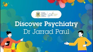 Dr Jarrad Paul RANZCP trainee shares his journey into a career in psychiatry [upl. by Eimam]