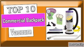 Best Commercial Backpack Vacuum 2024 Choose Right One [upl. by Ikkir421]