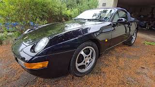 1993 Porsche 968 Cabriolet Interior and Exterior Video View [upl. by Nathaniel]